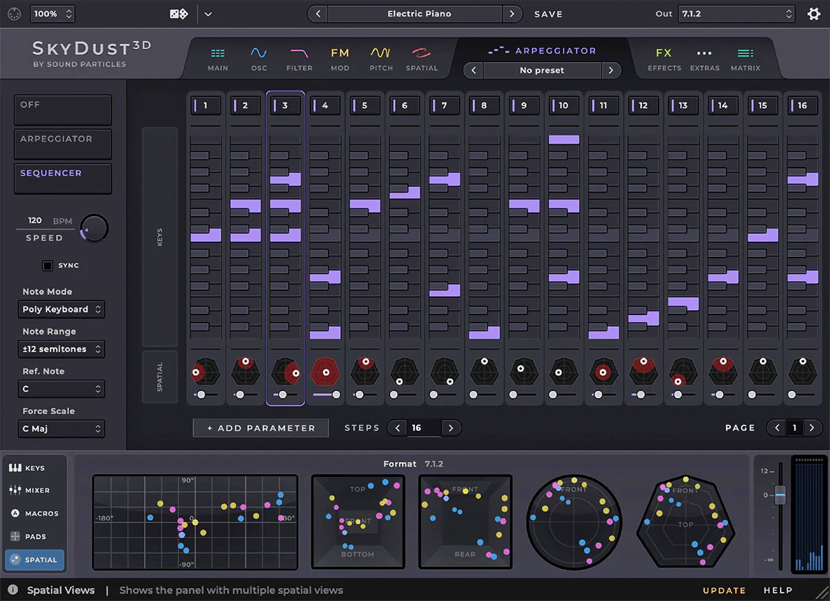 Sound Particles SkyDust 3D Immersive Synth Plug-In