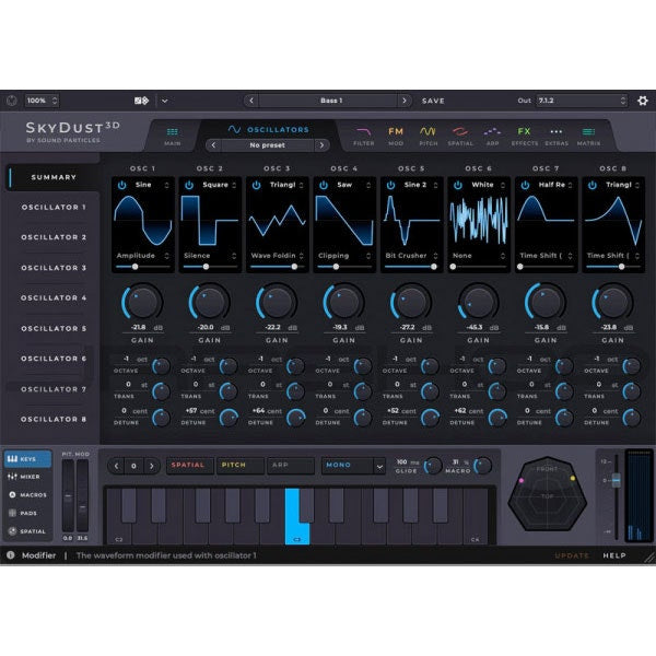 Sound Particles SkyDust Stereo and Binaural Synth