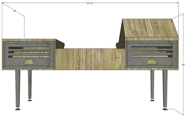 API The Box Console with Sound Construction Desk (Demo Deal)