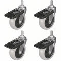 Space Lab Systems M10 Threaded Caster - 4-Pack