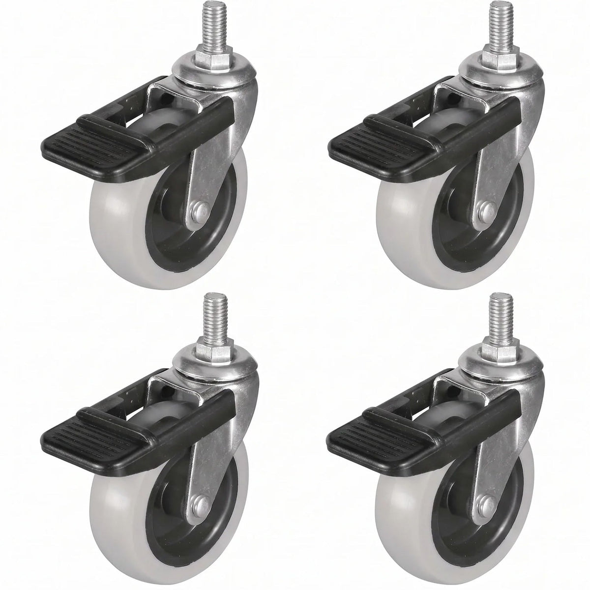 Space Lab Systems M10 Threaded Caster - 4-Pack