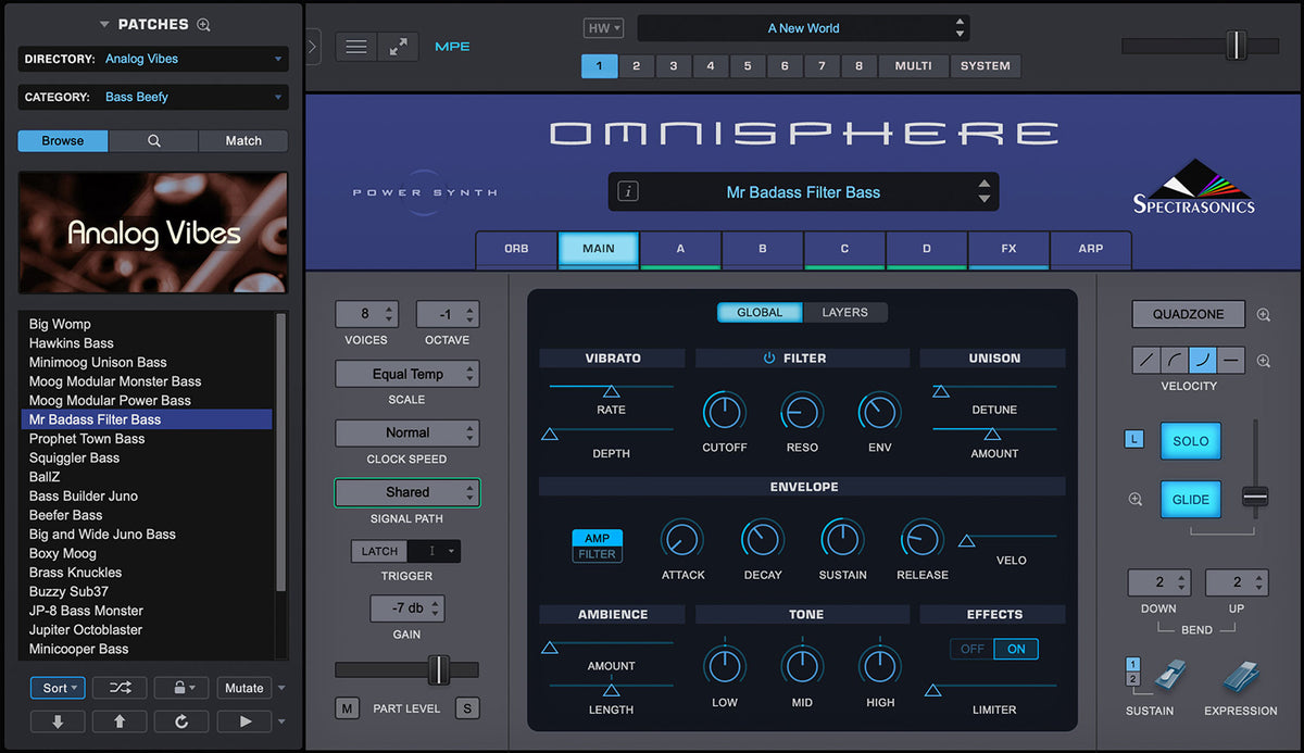 Spectrasonics Omnisphere 3 Synthesizer Virtual Instrument - Retail Box
