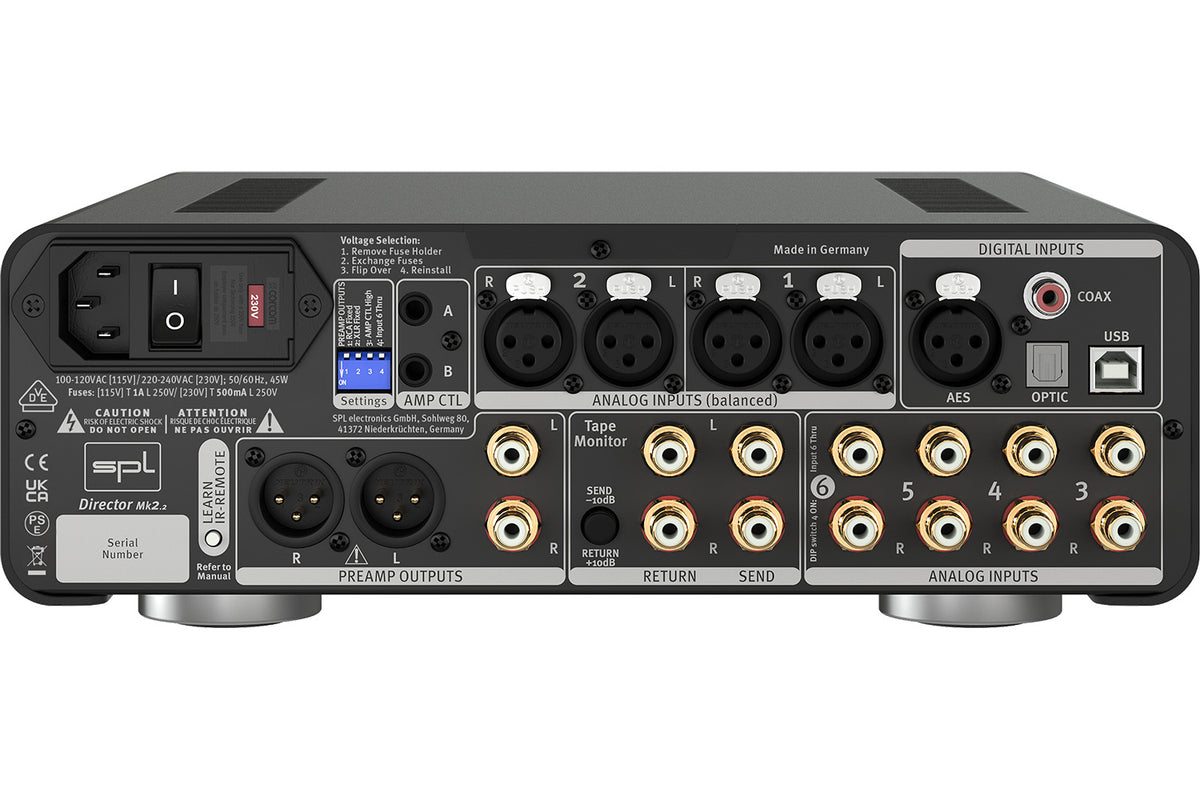 SPL Director MK2 D/A Converter and Preamp - Black