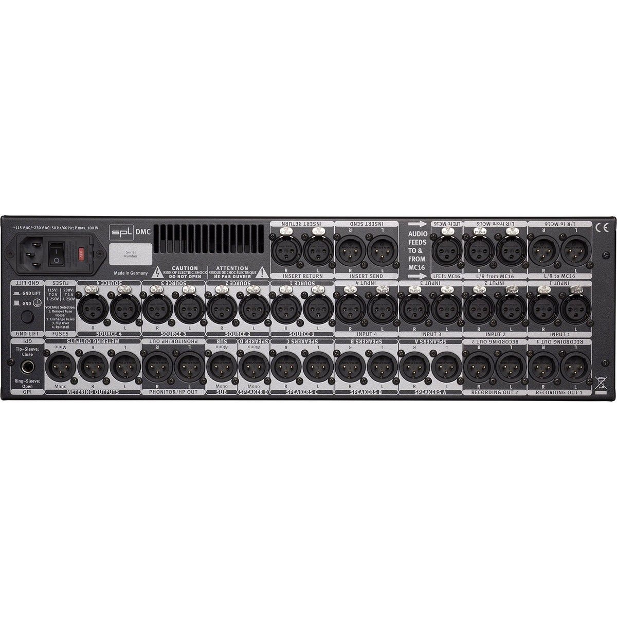 SPL DMC Stereo Mastering Console - All Black