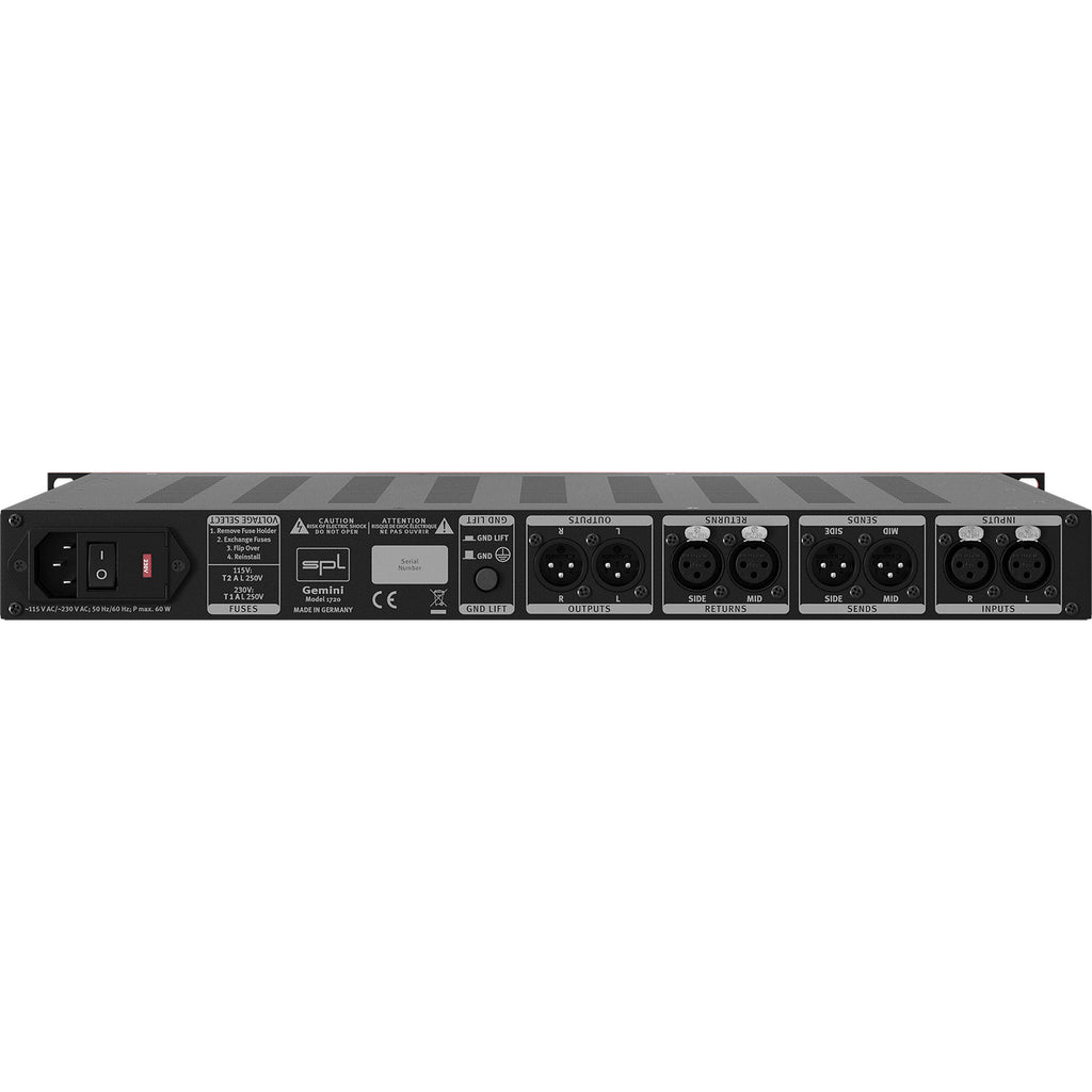 SPL Gemini Mastering M/S Processor - All Black