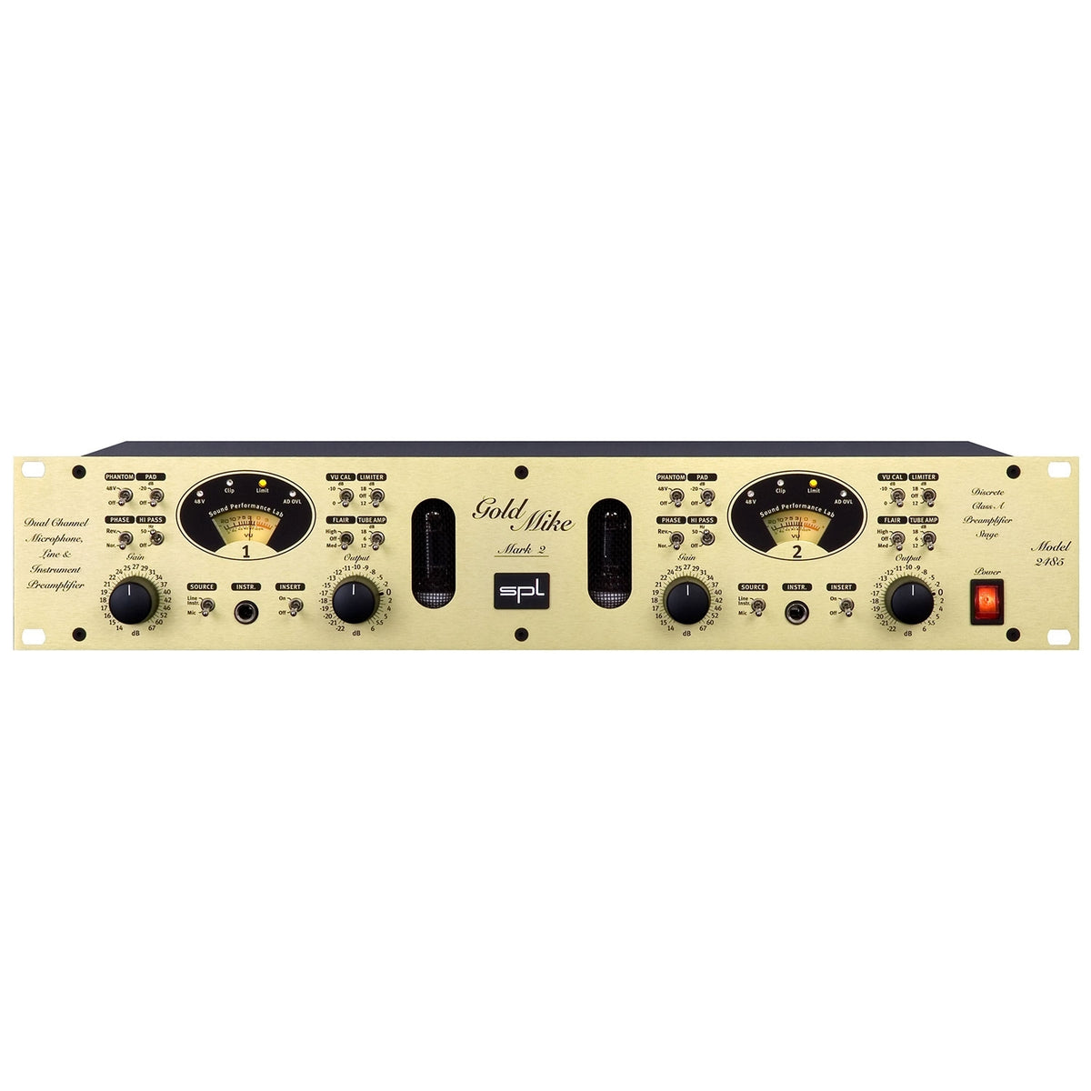 SPL Gold Mike MKII AD Dual-Channel Mic Preamp w/ Digital Out