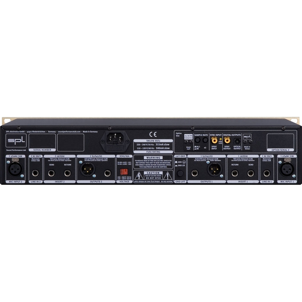 SPL Gold Mike MKII AD Dual-Channel Mic Preamp w/ Digital Out