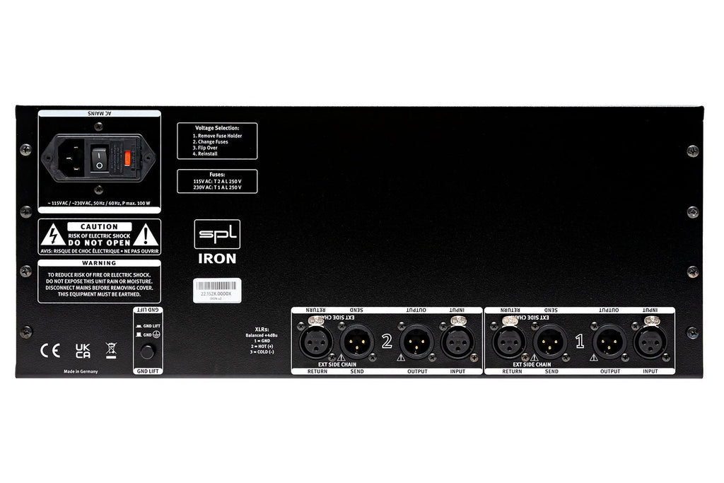SPL IRON Tube Mastering Compressor v2 - All Black