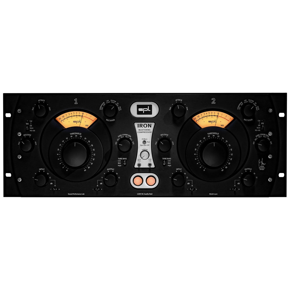 SPL IRON Tube Mastering Compressor v2 - Black