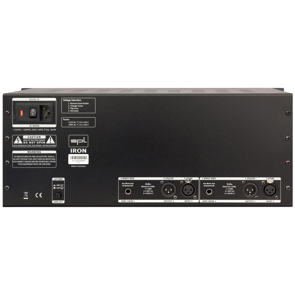 SPL Iron Mastering Tube Compressor - Black
