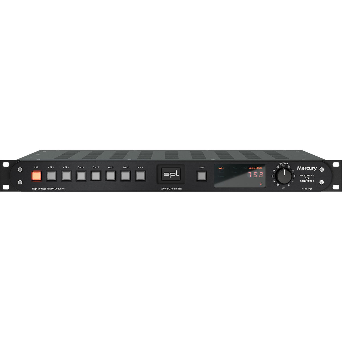 SPL Mercury Mastering DA Converter - All Black