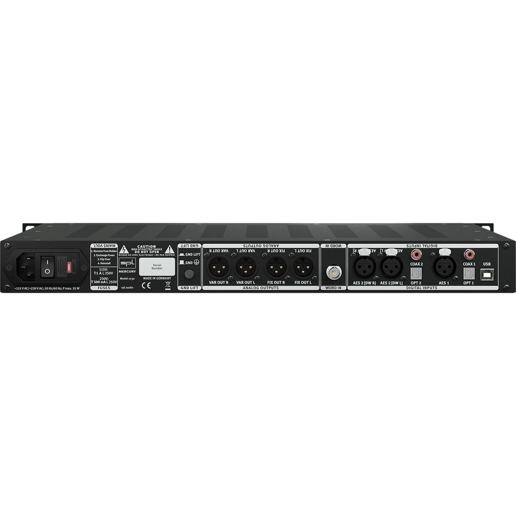 SPL Mercury Mastering DA Converter - All Black