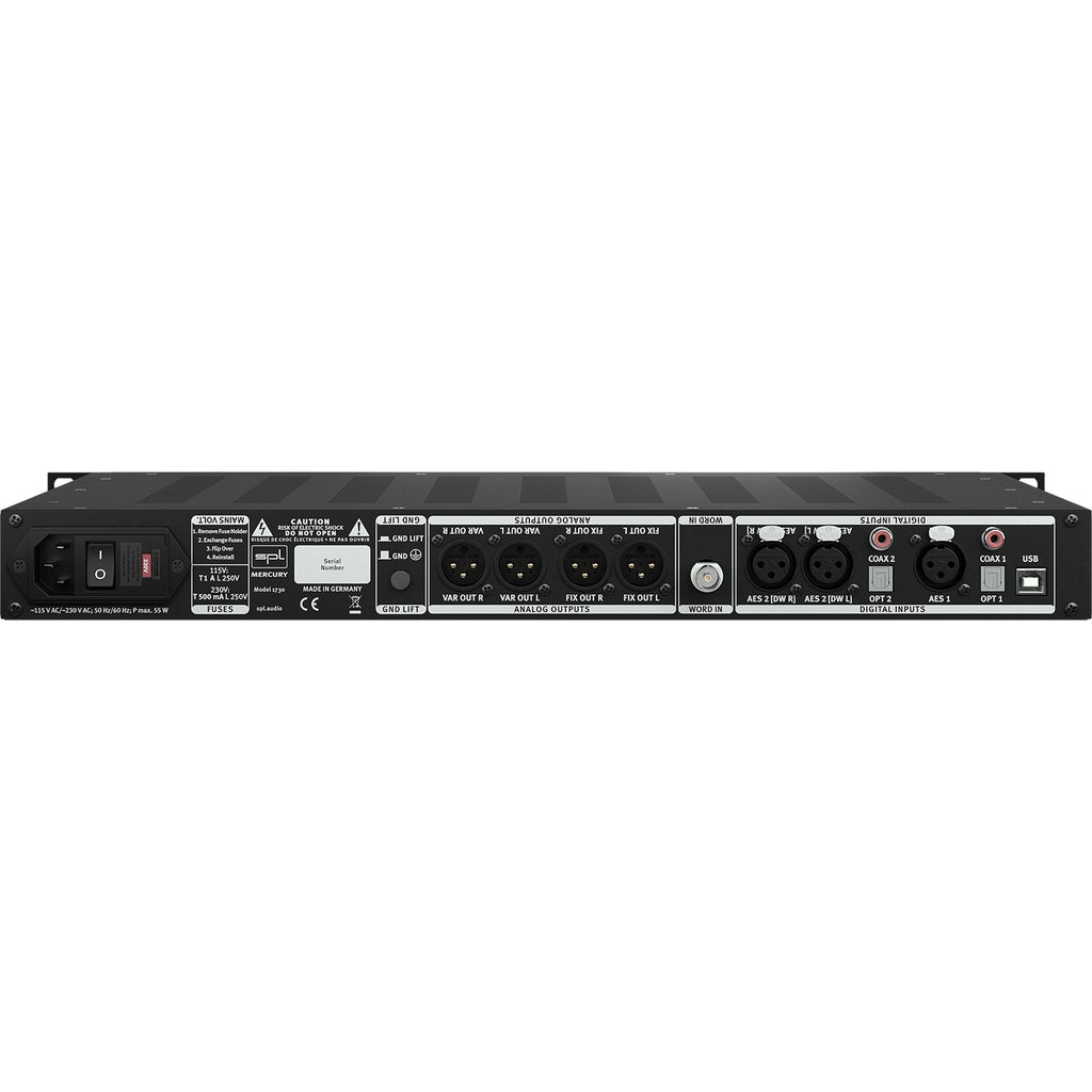 SPL Mercury Mastering DA Converter - Black
