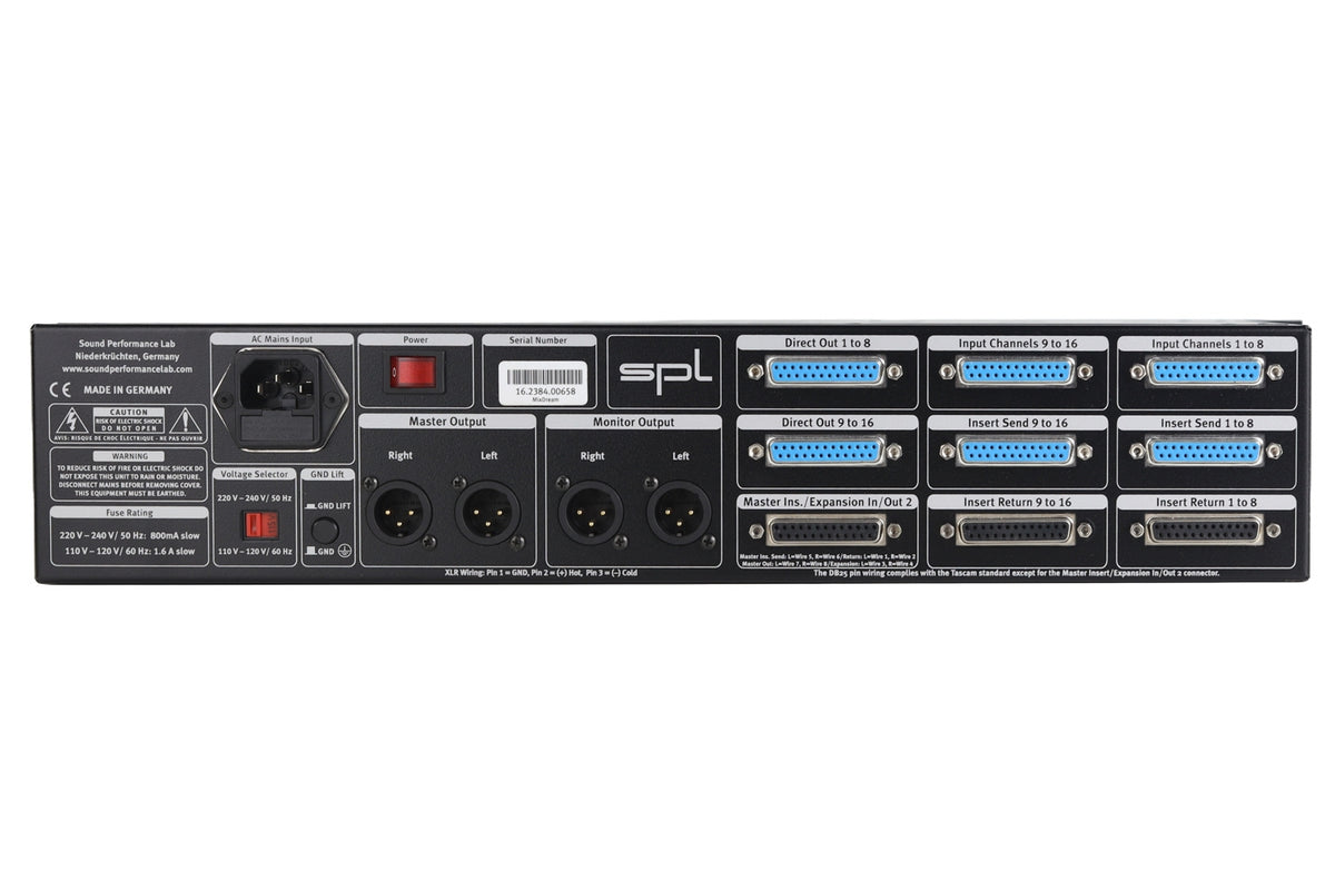 SPL MixDream 16-in-2 Summing Mixer #16.2384.00658 (Used)
