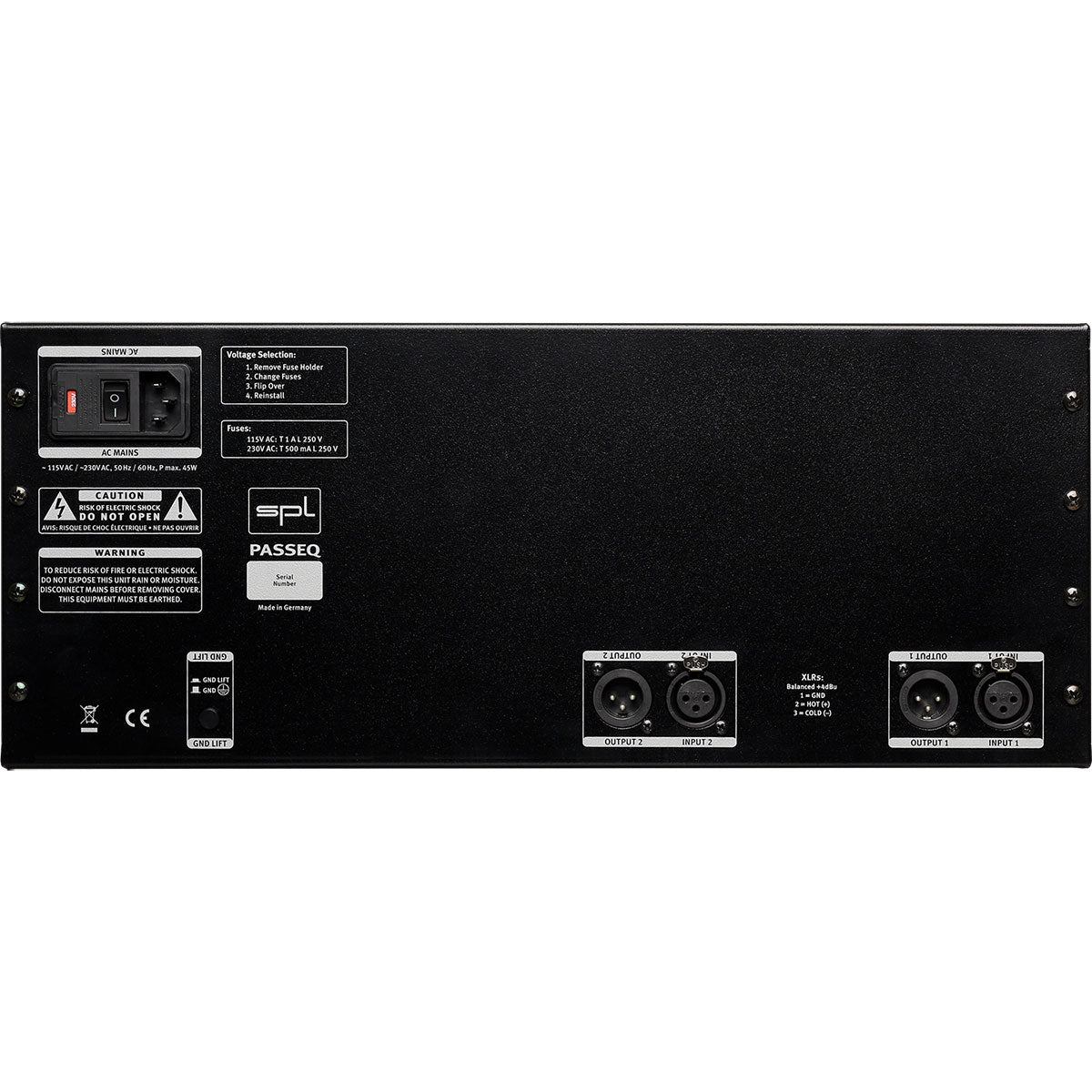 SPL PASSEQ Passive Mastering EQ - All Black