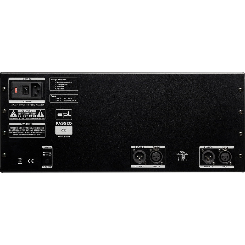 SPL PASSEQ Passive Mastering EQ - Black