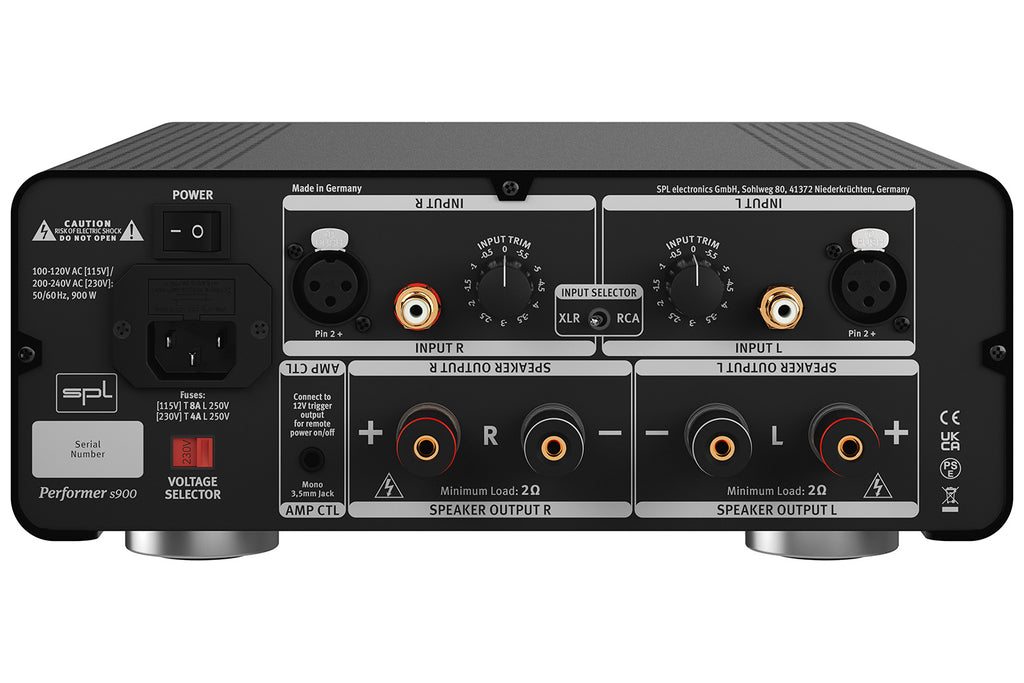 SPL Audio Performer s900 Stereo Power Amplifier - Silver