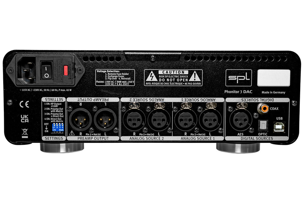 SPL Phonitor 3 DAC Headphone Amp and Monitoring Controller