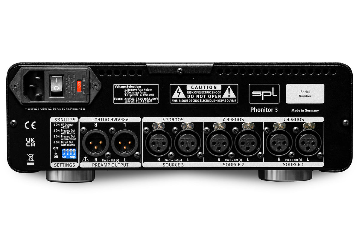 SPL Phonitor 3 Headphone Amplifier and Monitor Controller