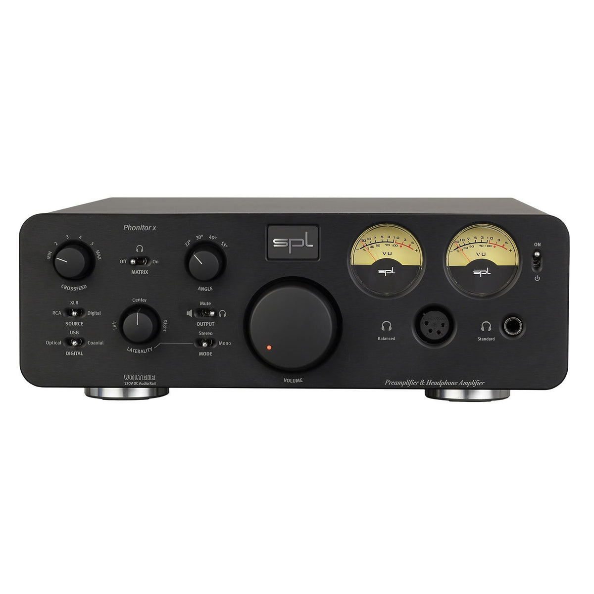 SPL Phonitor X Headphone Amp/Preamp + DAC - Black
