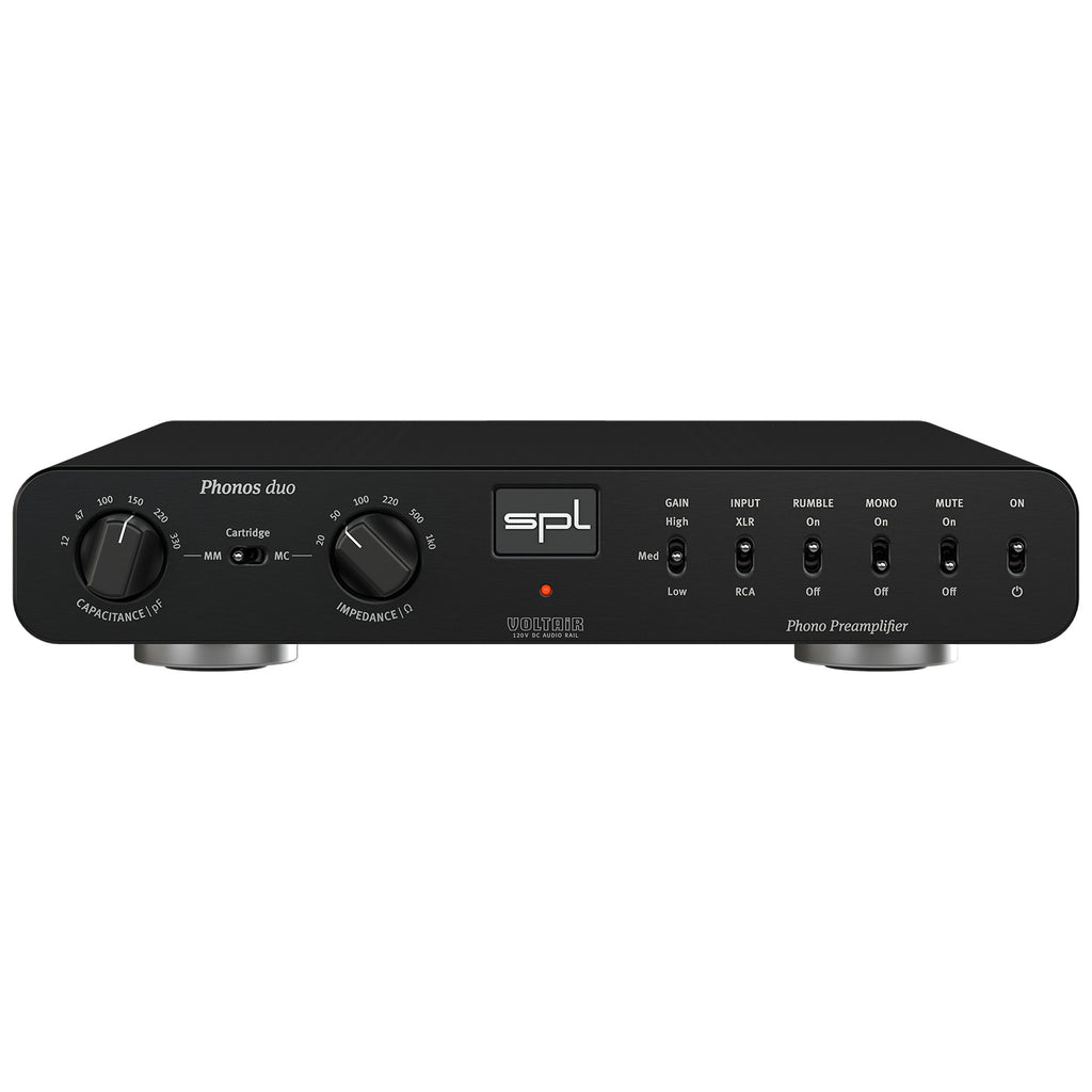 SPL Phonos duo Phono RIAA Preamplifier for Pro Audio and Hi-Fi - Black