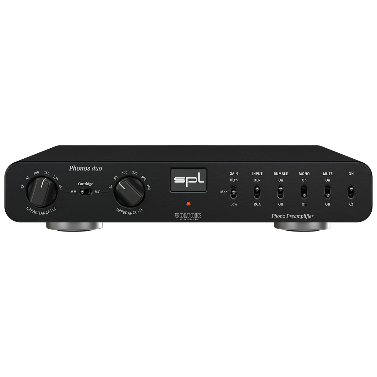 SPL Phonos duo Phono RIAA Preamplifier for Pro Audio and Hi-Fi - Black