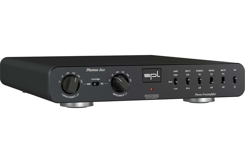 SPL Phonos duo Phono RIAA Preamplifier for Pro Audio and Hi-Fi - Black