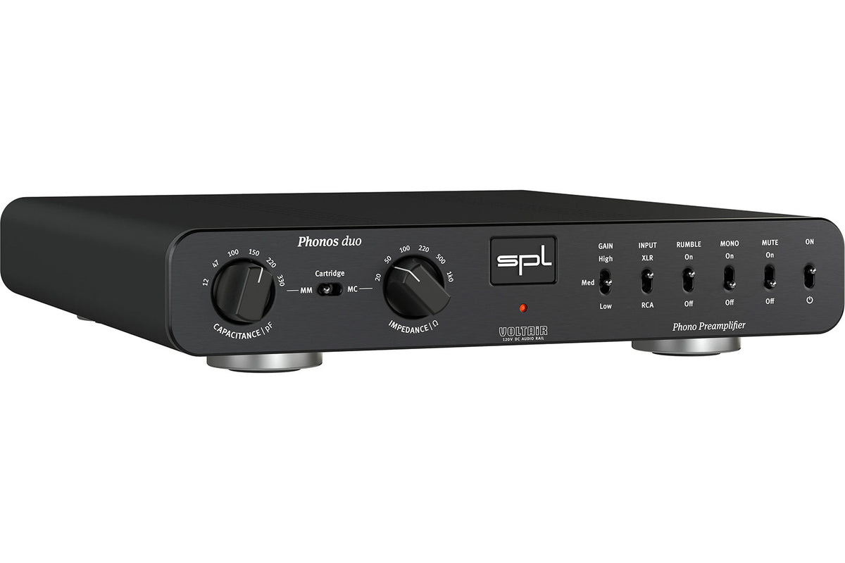 SPL Phonos duo Phono RIAA Preamplifier for Pro Audio and Hi-Fi - Black