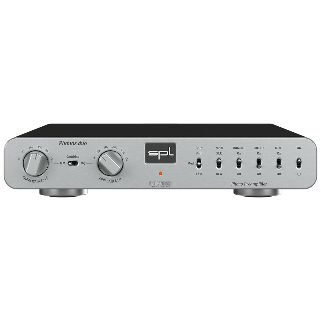 SPL Phonos duo Phono RIAA Preamplifier for Pro Audio and Hi-Fi - Silver