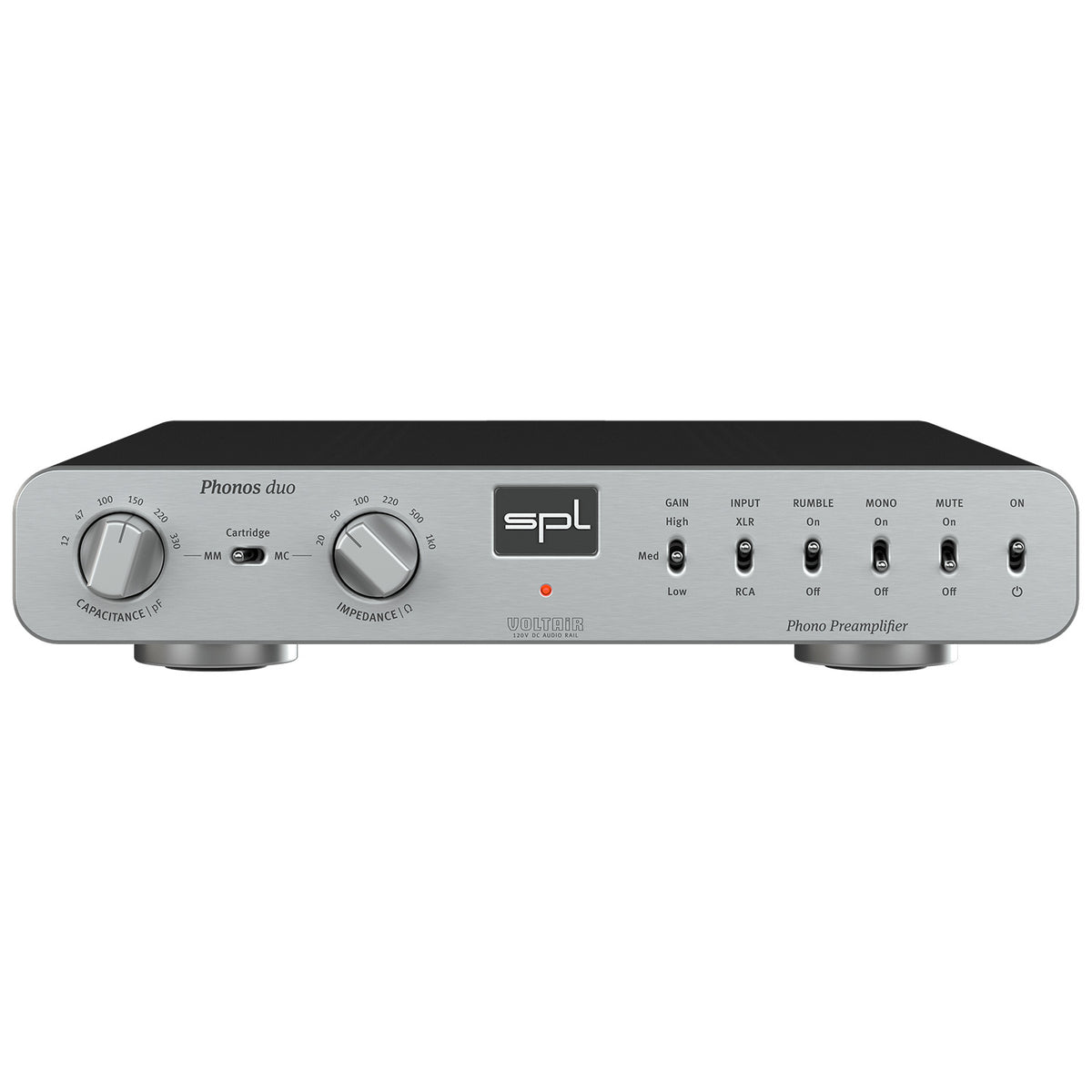 SPL Phonos duo Phono RIAA Preamplifier for Pro Audio and Hi-Fi - Silver