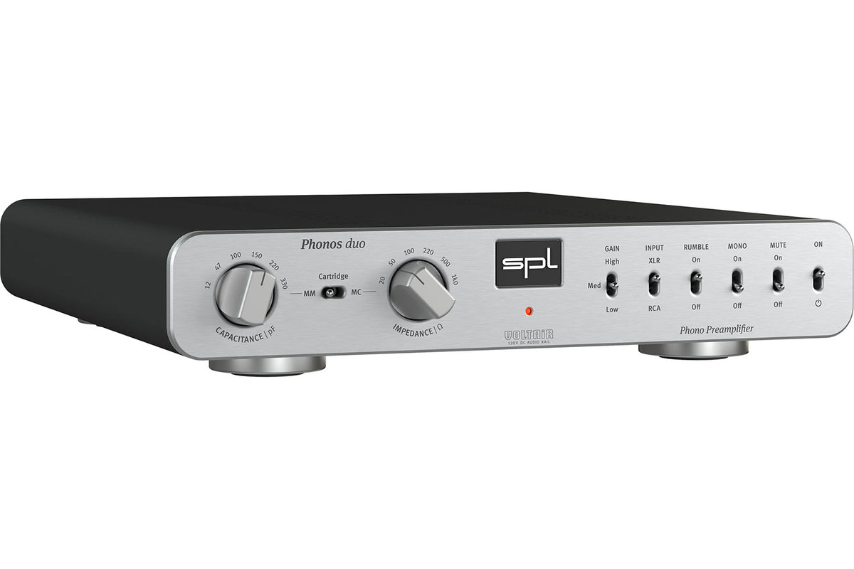 SPL Phonos duo Phono RIAA Preamplifier for Pro Audio and Hi-Fi - Silver