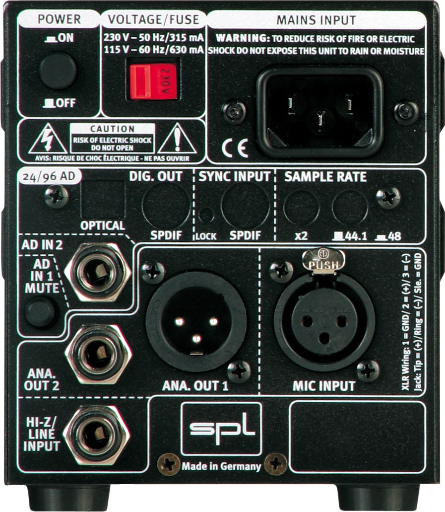 SPL Gain Station 1 Microphone/Instrument Preamp