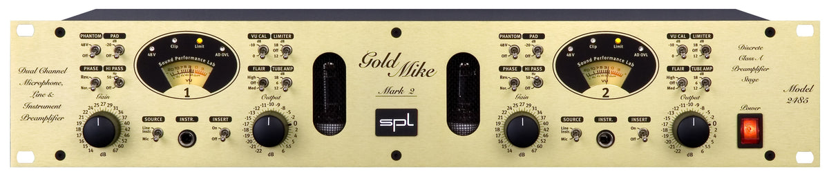 SPL Gold Mike MKII Dual-Channel Microphone Preamp