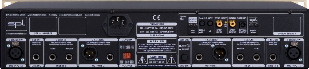 SPL Gold Mike MKII Dual-Channel Microphone Preamp