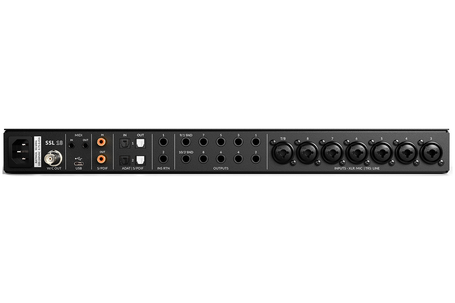 Solid State Logic SSL 18 26-in/28-out USB Audio Interface