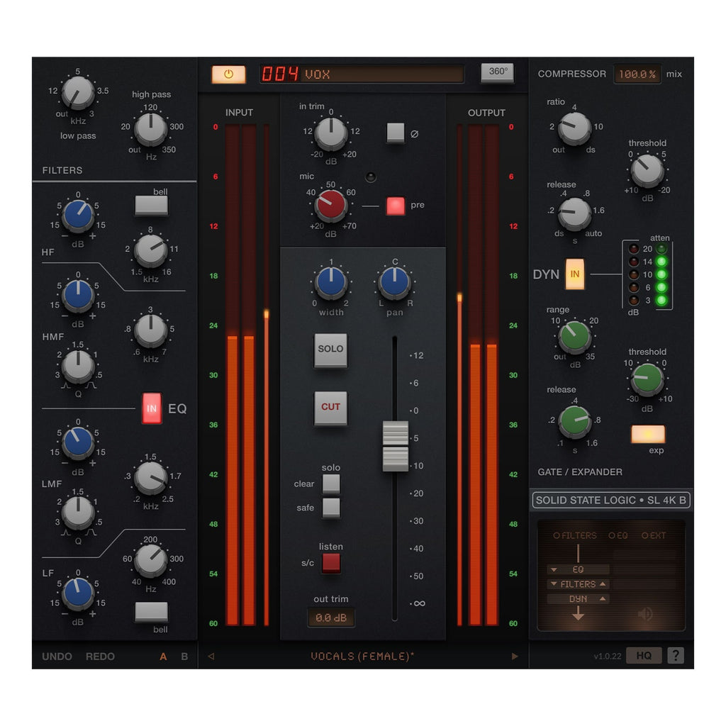 SSL 4K B Channel Strip Plug-In - Electronic Delivery