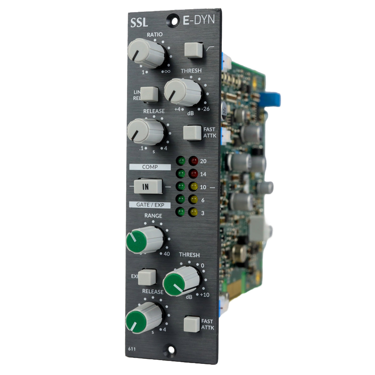 SSL 611DYN 500 Series Dynamics Module #410000976957/228 (Used) 1