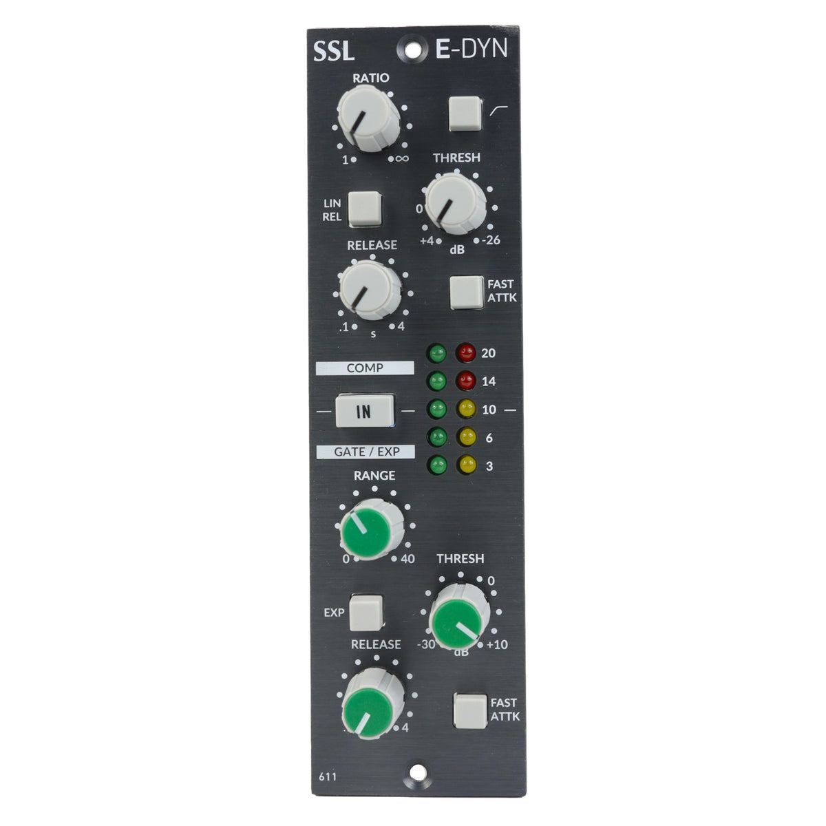 SSL 611DYN 500 Series Dynamics Module #410000976957/228 (Used)