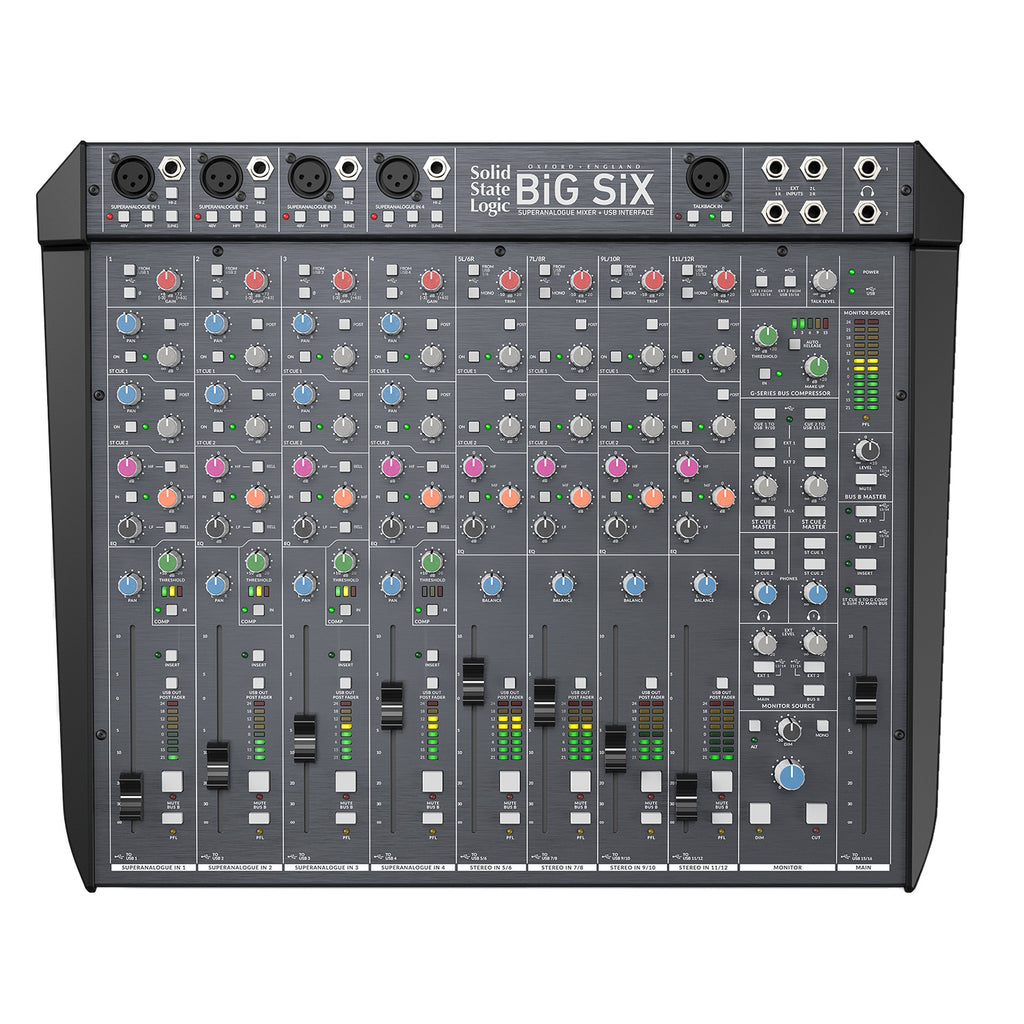 SSL BiG SiX Large-Format Desktop Mixer and Interface