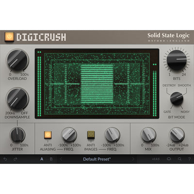 Solid State Logic Digicrush Distortion/Digital Clipping Plug-in - Electronic Delivery