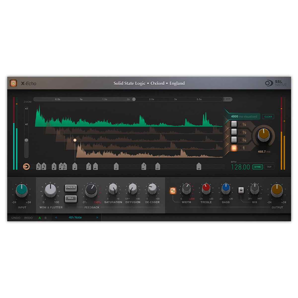 SSL Native X-Echo Tape Delay Plug-In - Electronic Delivery