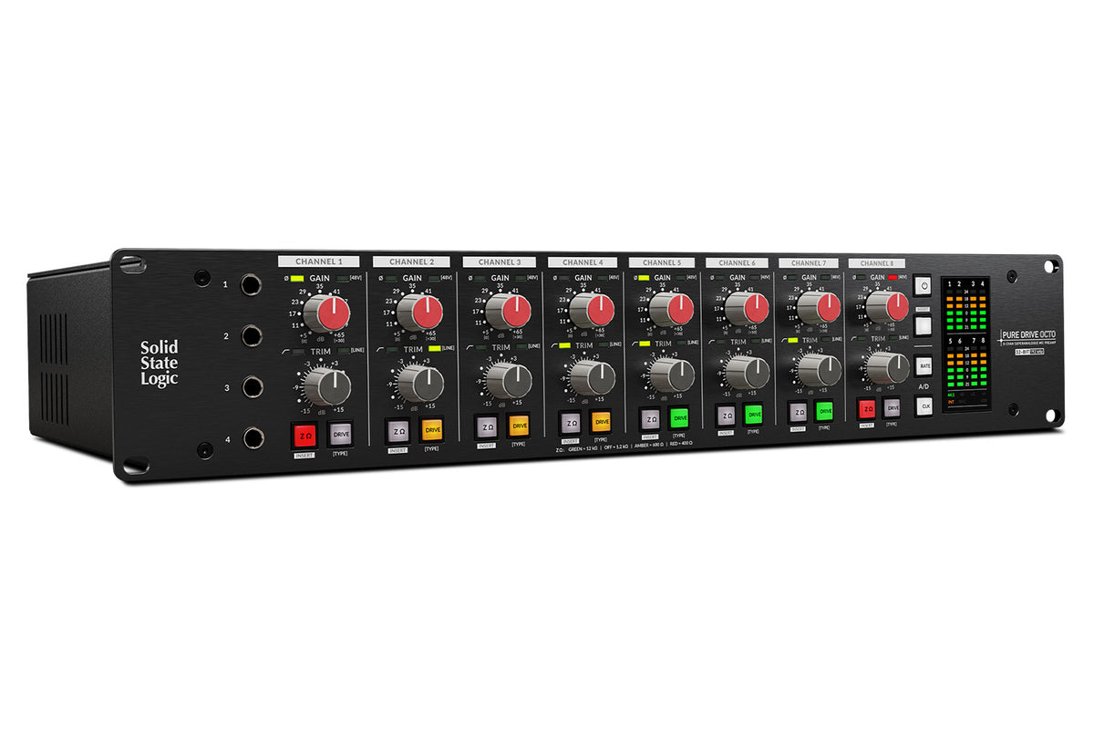 SSL PureDrive OCTO 8-Channel Microphone Preamp