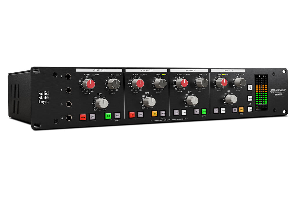SSL PureDrive QUAD 4-Channel Microphone Preamp