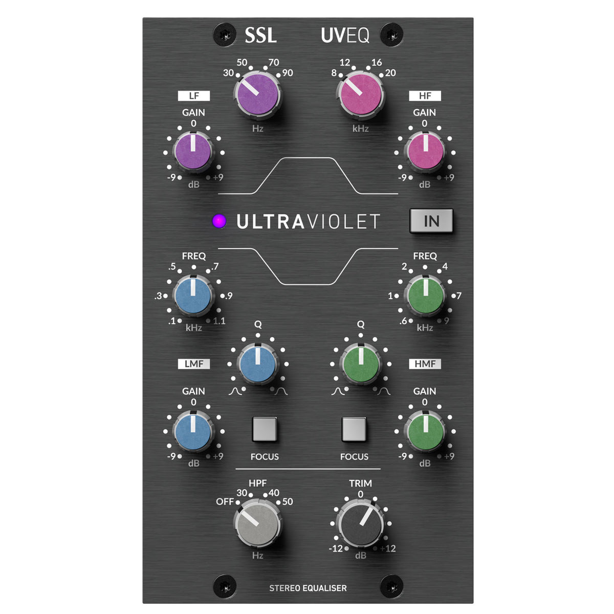 SSL UVEQ UltraViolet Fusion 500 Series Stereo Equalizer