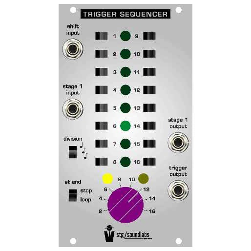 STG Soundlabs Trigger Sequencer 16-Stage Trigger Sequencer