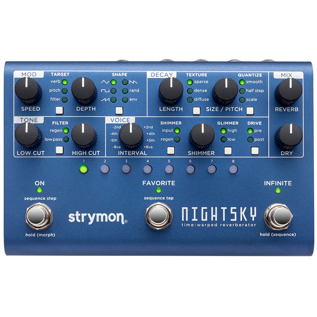 Strymon NightSky Time-Warped Reverberator Pedal