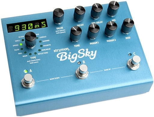 Strymon BigSky Multidimensional Reverberator Pedal