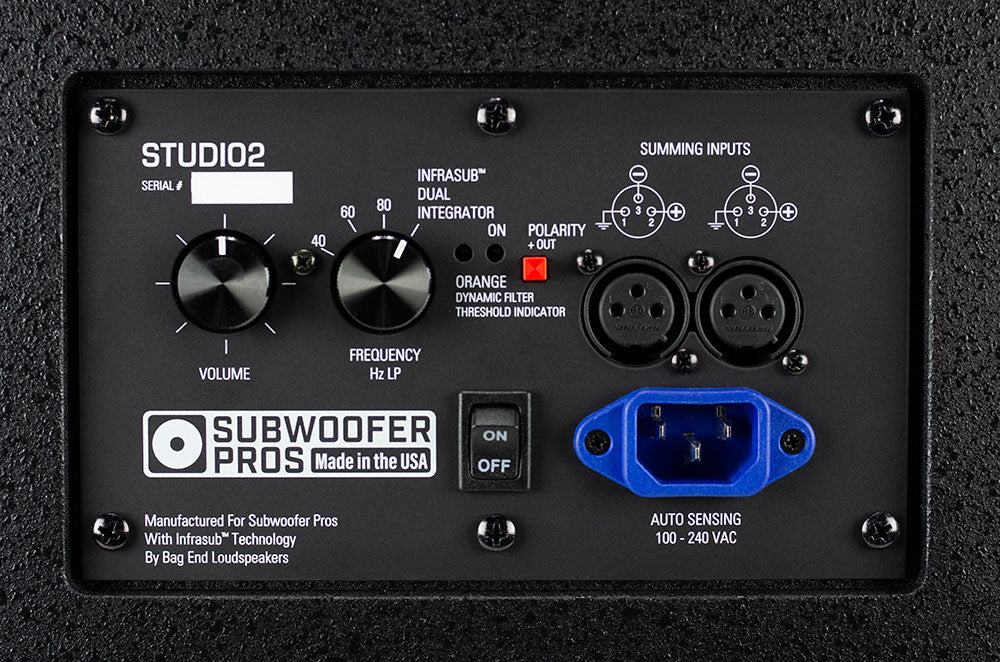 Subwoofer Pros Studio Sub2 12C 12" Subwoofer