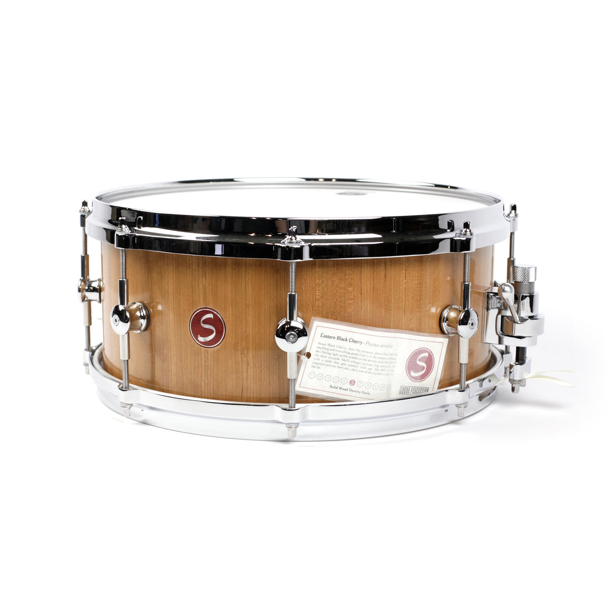 Sugar Percussion 6"x14" Stave Snare - Eastern Black Cherry