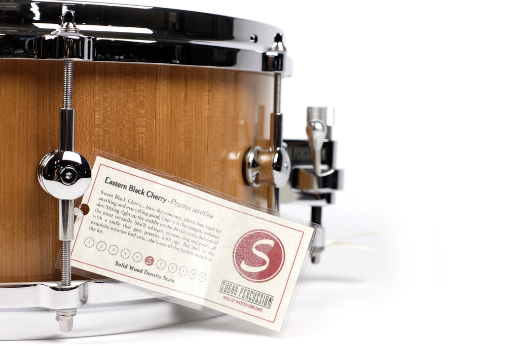 Sugar Percussion 6"x14" Stave Snare - Eastern Black Cherry